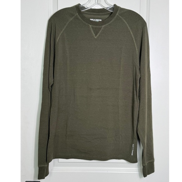 Pair of Thieves Other - Pair of Thieves Mens Long Sleeve T Shirt Olive Green Cotton Viscose Blend Medium
